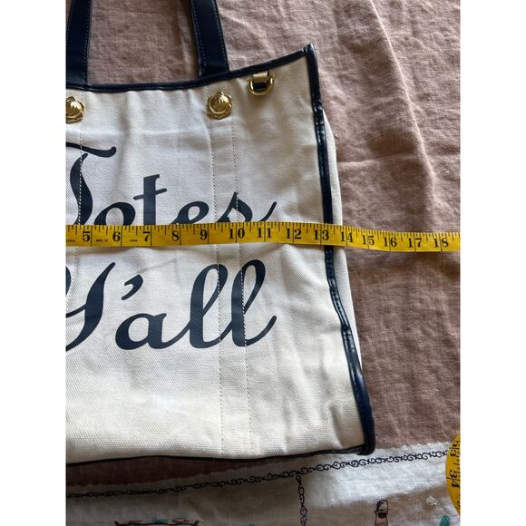 Draper James Totes Y'all Tote Bag - Picture 9 of 11